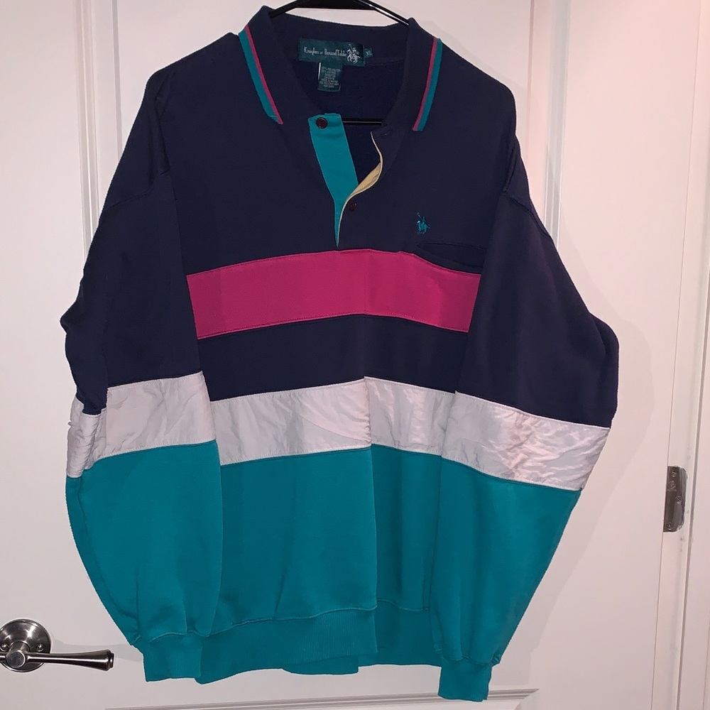 Colorblock Polo Shirt